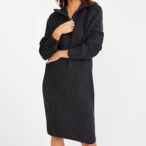 Ann Taylor NWTs Zip Collar Sweater Dress